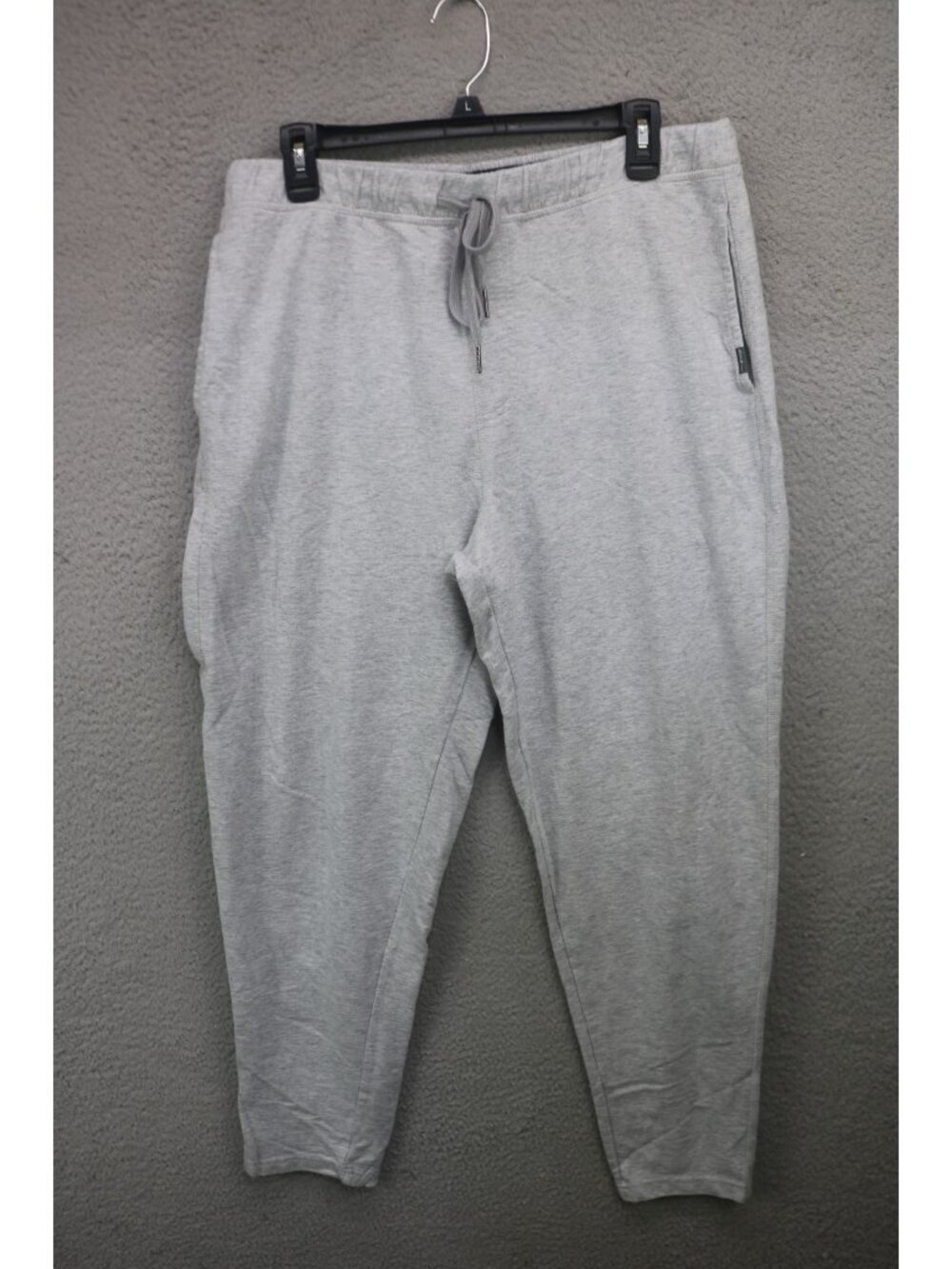 Eddie Bauer Men's Lounge/Pajama Pants-Large-Pockets-Drawstring-Gray